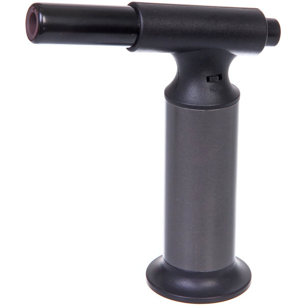 Горелка газовая портативная "JETFLAME TORCH C52", черная, с пьезоподжигом и гибкой трубкой