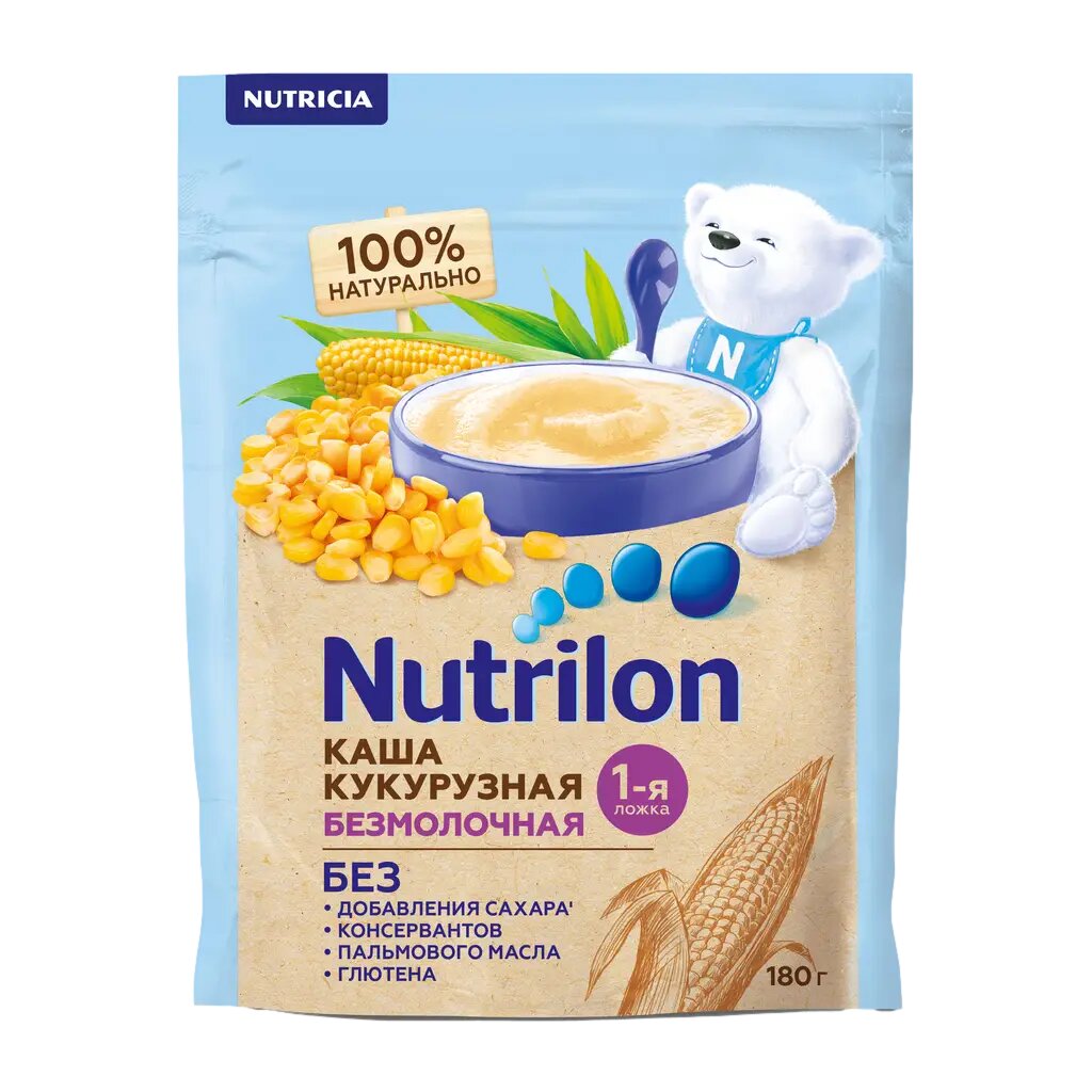 Nutricia Нутрилон каша безмолочная кукурузная с 5 мес. 180 г 1 шт