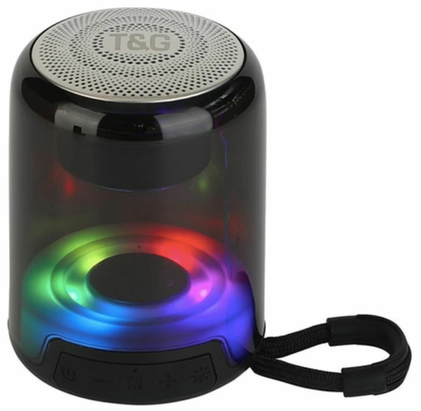 Bluetooth беспроводная колонка TG-314 (черная). Переносная акустическая система для телефона и компьютера. Колонка мини настольная