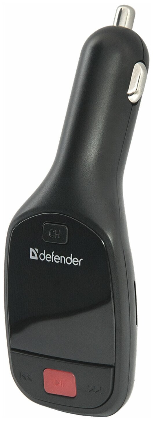 FM-трансмиттер DEFENDER RT-Tone, USB 2.0, SD, Micro SD, черный, 68007