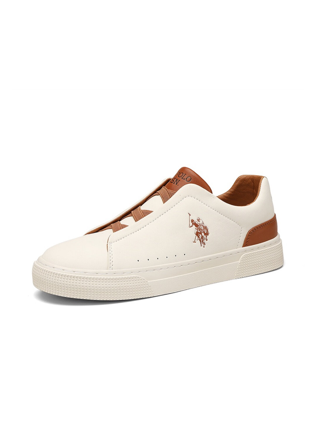 Кроссовки U.S. POLO ASSN. polo, размер 44 EU, White/Off-White/White