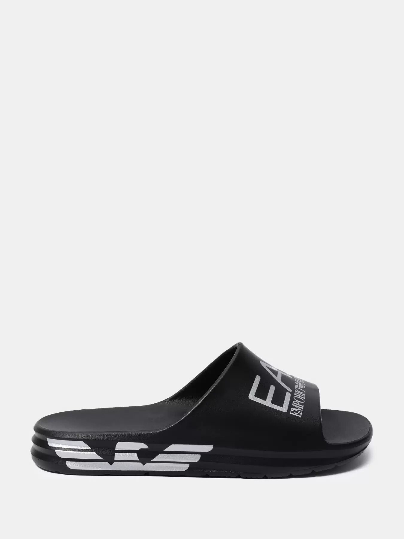 Шлёпанцы EA7 EMPORIO ARMANI, размер 42, черный