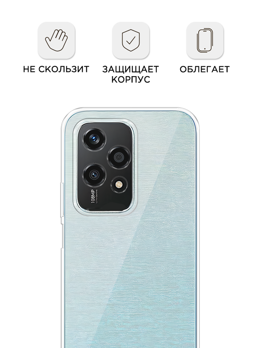 Чехол на Honor 200 Lite / Хонор 200 Лайт прозрачный — фото 1