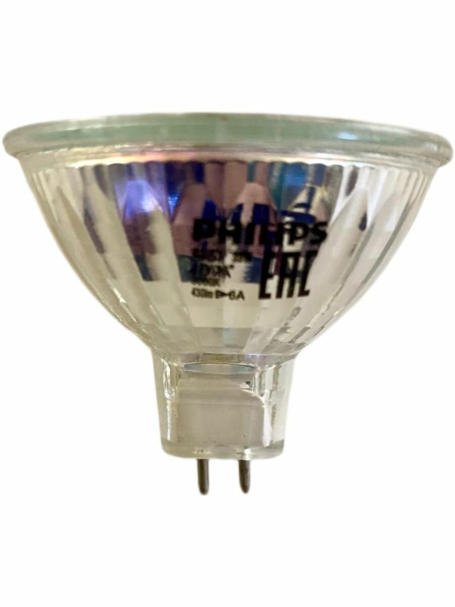 Philips Лампочка GU5.3 35w 430lm 12v 3000k 36(градусов) 2 штуки в комплекте