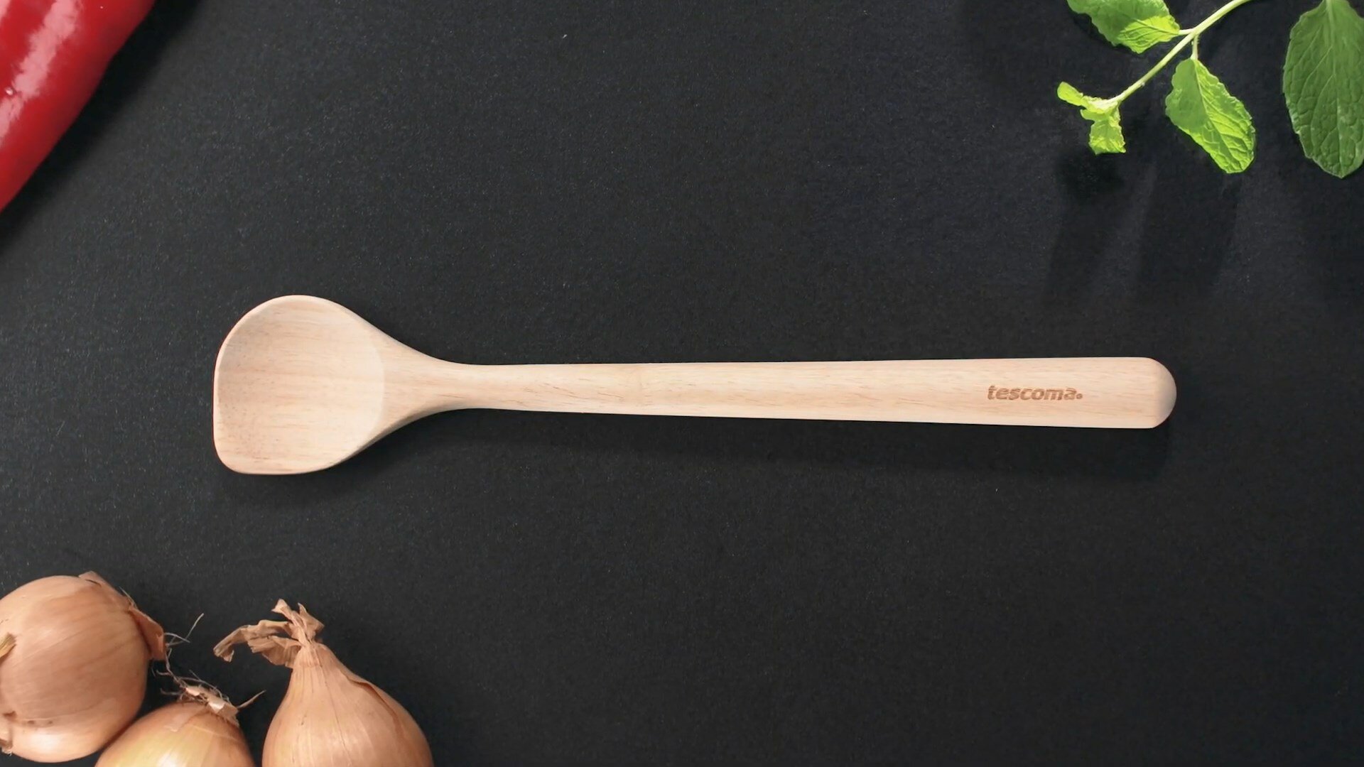 Ложка для перемешивания Tescoma FEELWOOD из каучукового дерева, длиной 30 см