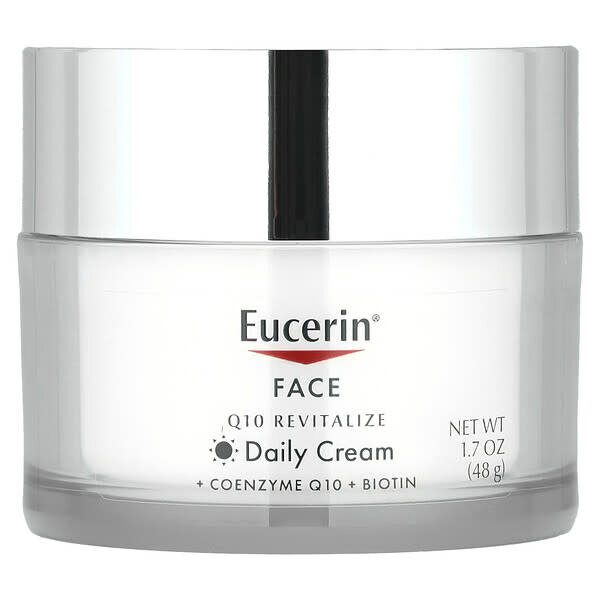 Eucerin, восстанавливающий дневной крем для лица с коэнзимом Q10, без отдушки, 48 г (1,7 жидк. унции)