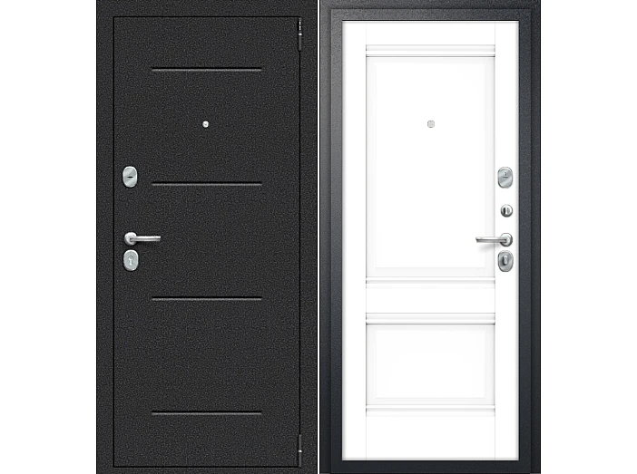 Входная Дверь el’PORTA (Portika) Porta R-2 Черный 980х2050мм Левое Открывание / Эльпорта Портик 0219-0563.