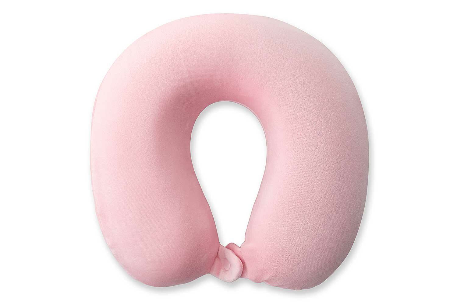 Подушка для шеи MITTE Weg PTR 003A  30х9х29 см  полиуретан  цвет розовый