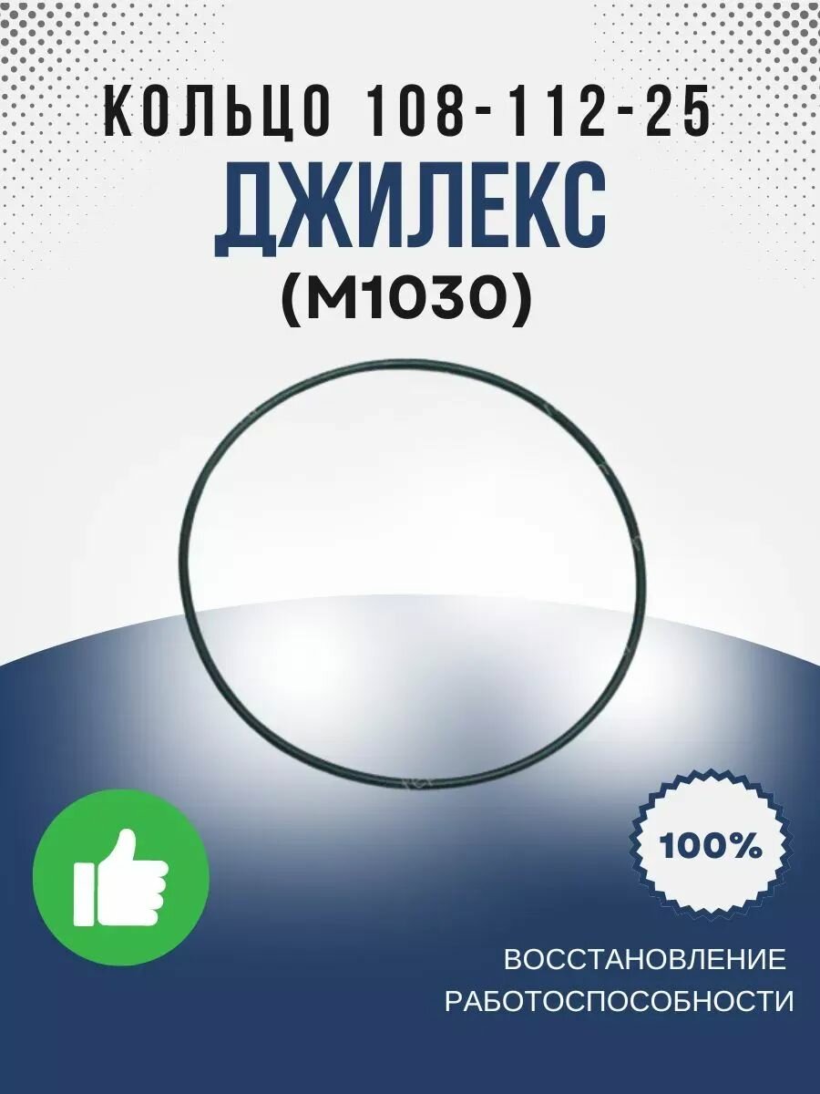 Кольцо уплотнительное 108-112-25 ГОСТ 9833-73 (М1030)