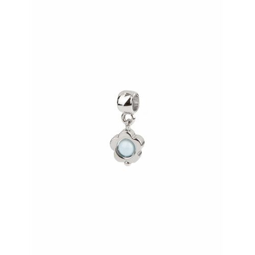 фото Подвеска для серег oh mary did, жемчуг swarovski синтетический, голубой, серебряный