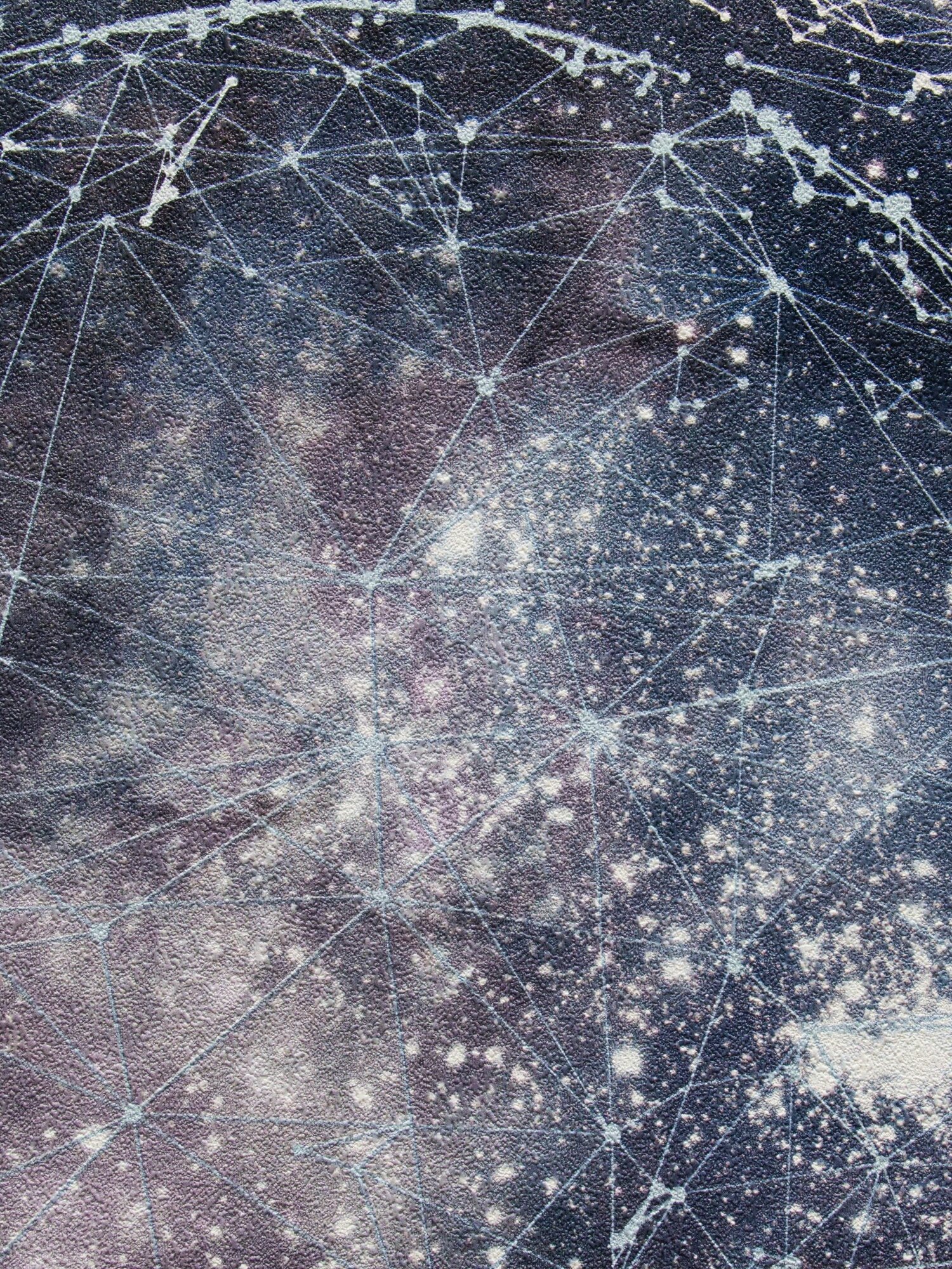 Обои флизелиновые светящиеся MARVIG Галактика виниловые с планетами и звездами моющиеся 1.06 м * 1005 м