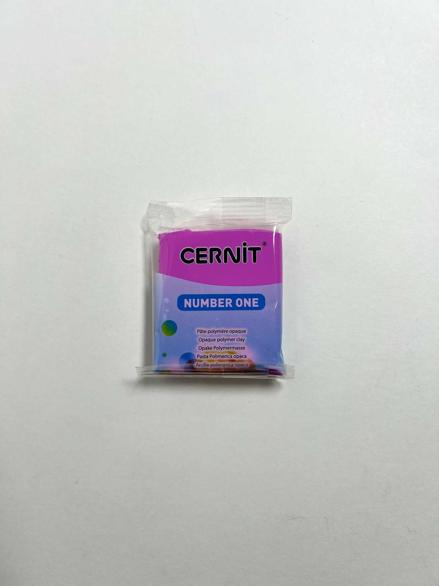 Полимерная глина Cernit Number one "Fuchsia", цвет фуксия, 56грамм, для лепки из полимерной глины