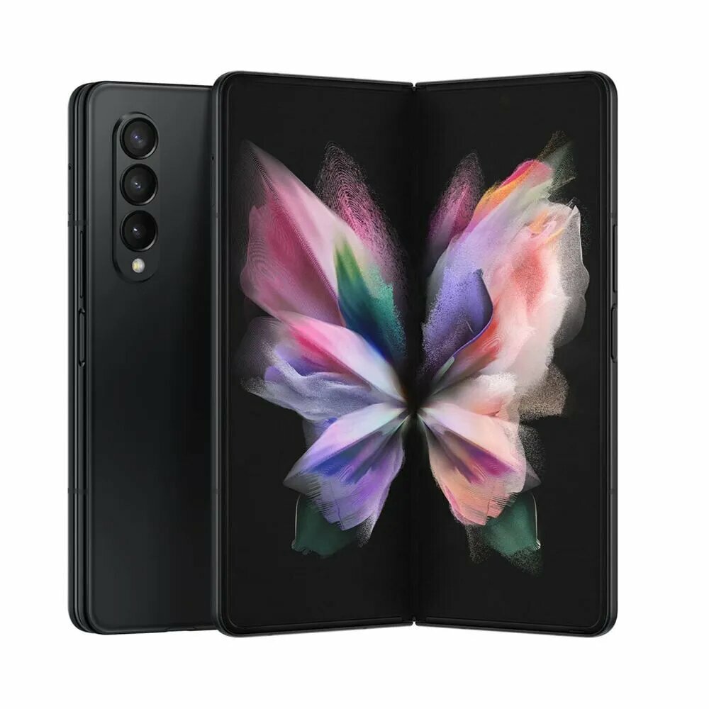 Смартфон Samsung Galaxy Z Fold3 сгибаемый телефон 12/512 ГБ, черный — фото 1