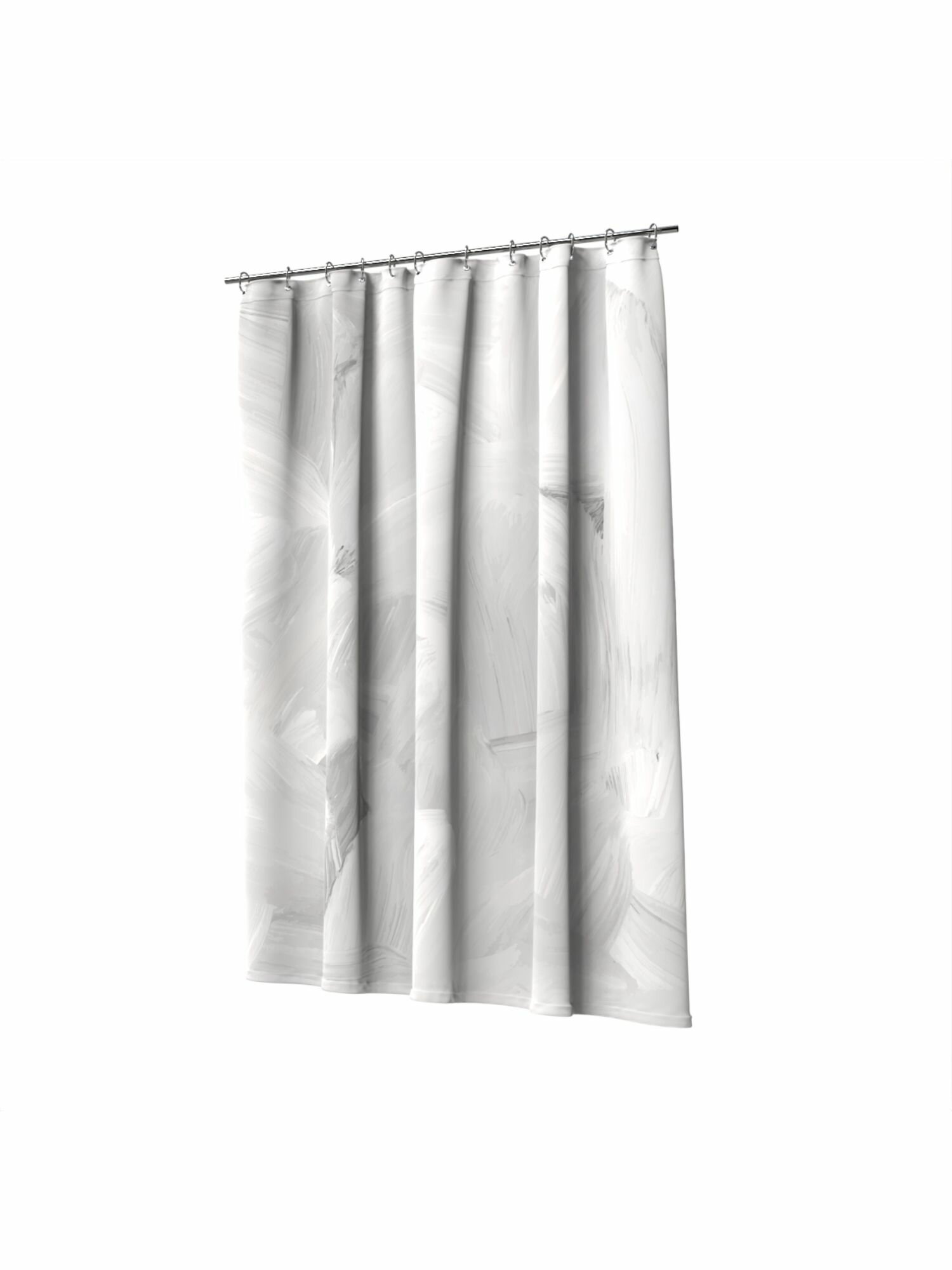 Штора для ванной Lemer Marmora 180x200 см полиэстер цвет серый