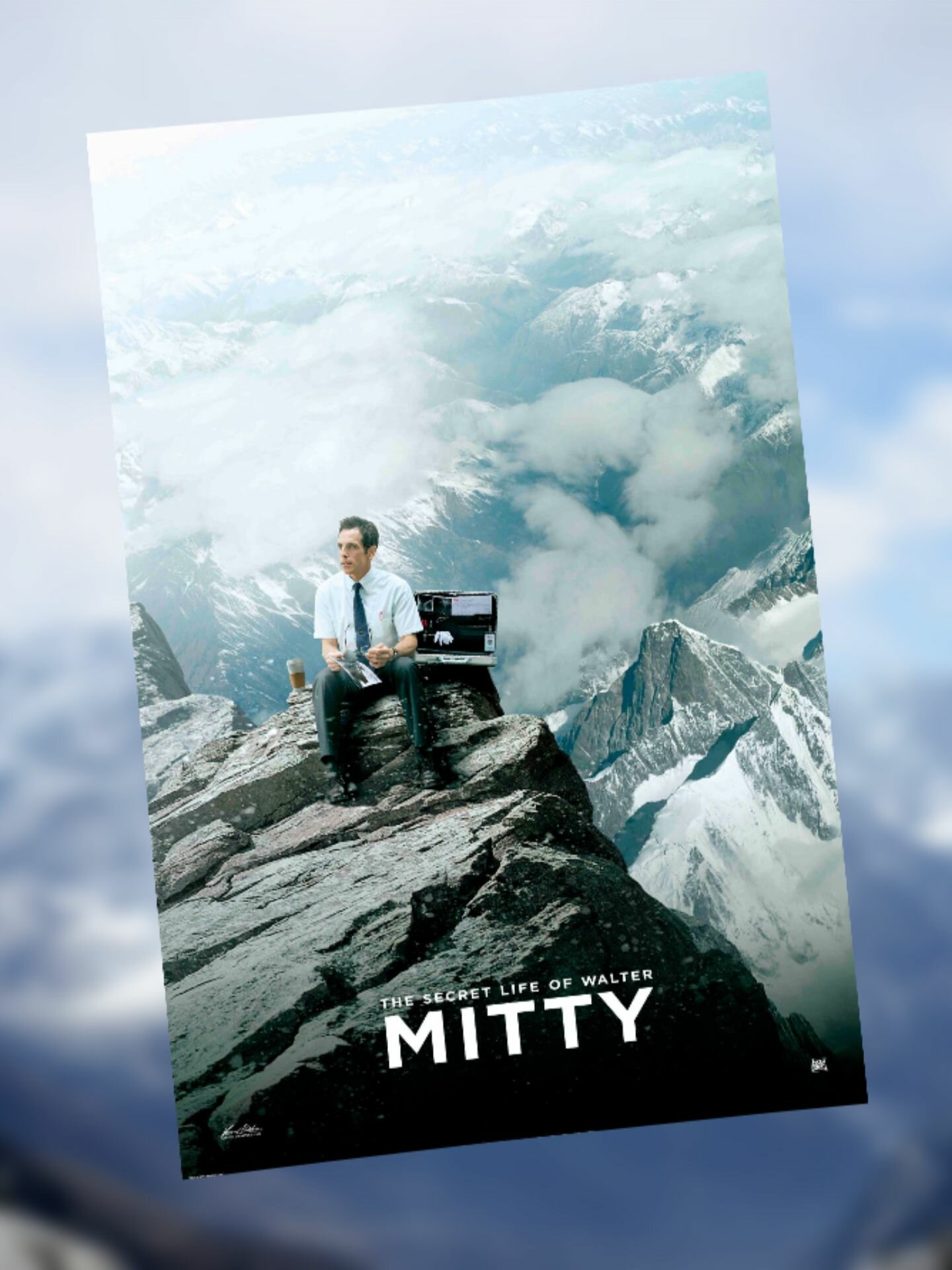 Постер "Невероятная жизнь Уолтера Митти", формат А3, 297 х 420 мм, глянцевый