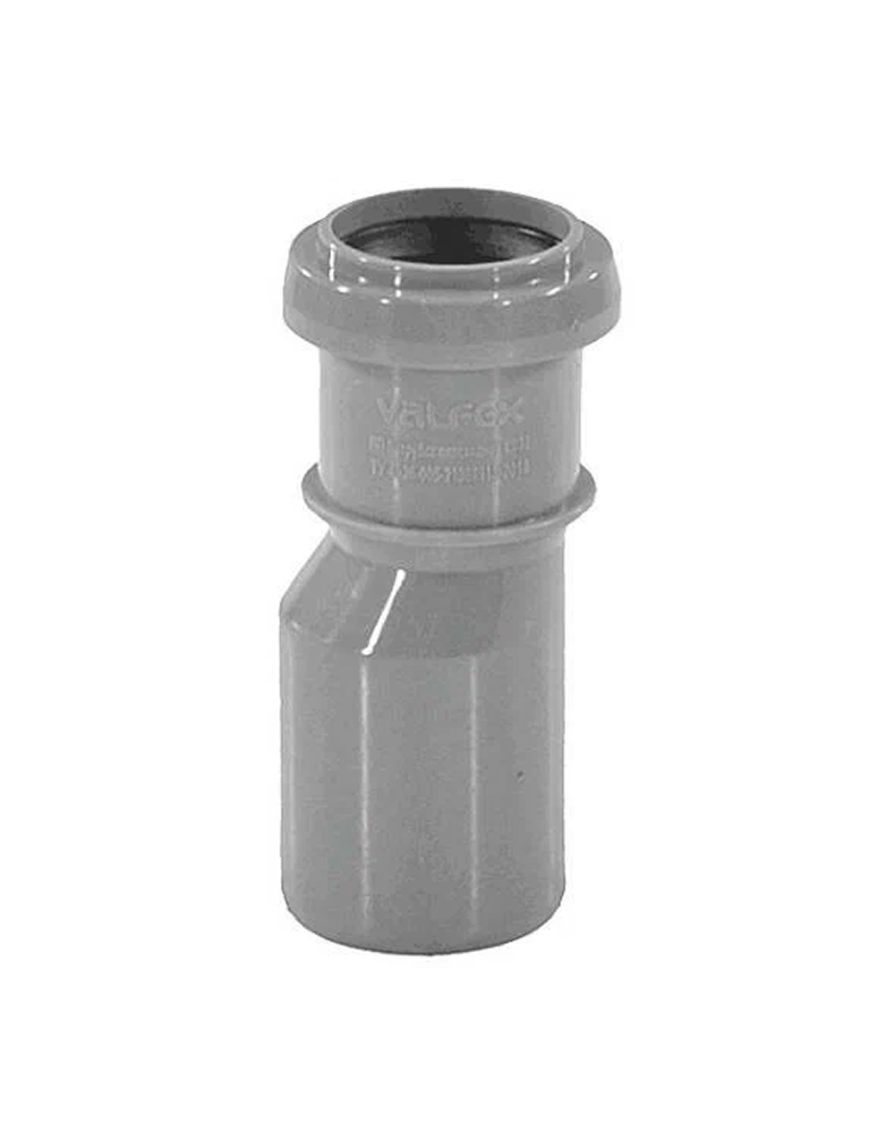 Переход PP-H эксцентрический серый Дн 50х40 б/нап в/к VALFEX 25050040