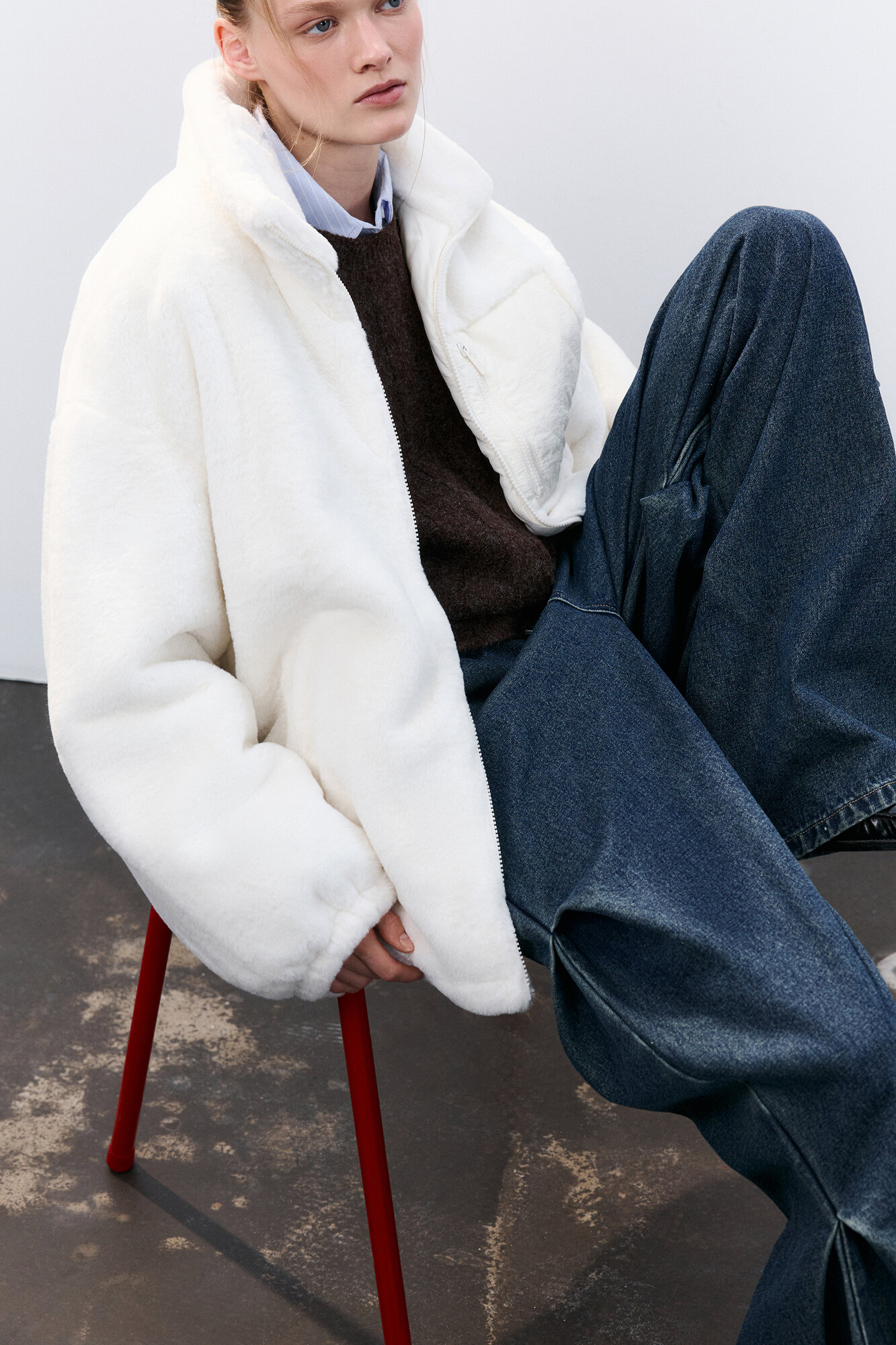 Куртка Befree Весна-Лето 2025 размер L/XL молочный