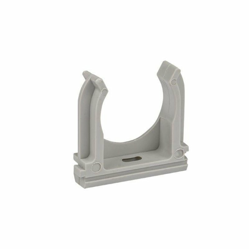 EKF EKF Держатель для труб (клипса) d25мм сер. (уп.10шт) Plast EKF derj-z-25n-r