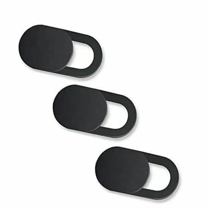 Шторка для вебкамеры 3 штуки черная