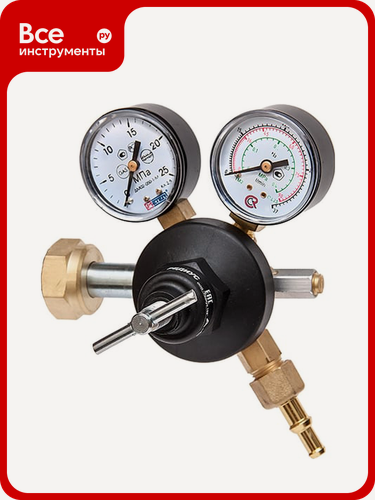 Изображение товара Регулятор азотный А-90-КР1 REDIUS без участия пользователя, профессиональный класс, двойные манометры, пластиковый