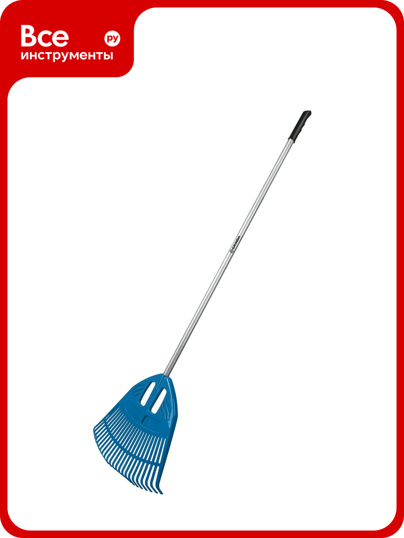 Веерные пластиковые грабли Grinda PROLine PP-23X 23 зубца 421811
