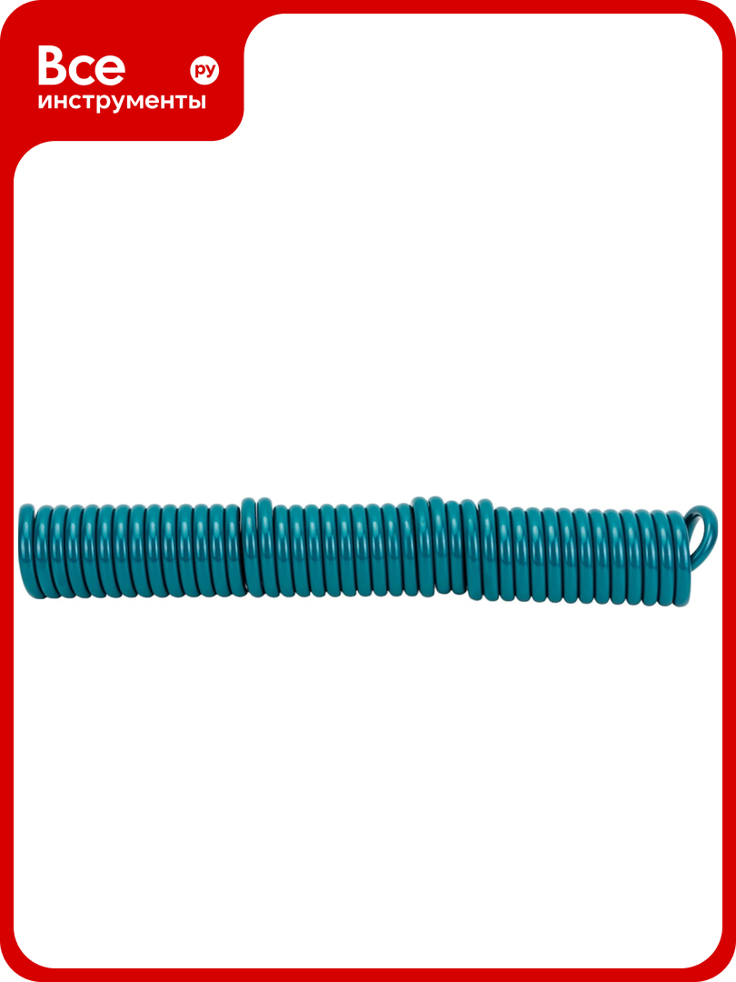 Воздушный спиральный шланг с фитингами рапид KRAFTOOL 10 м 8x12 мм 15 бар 06590-10