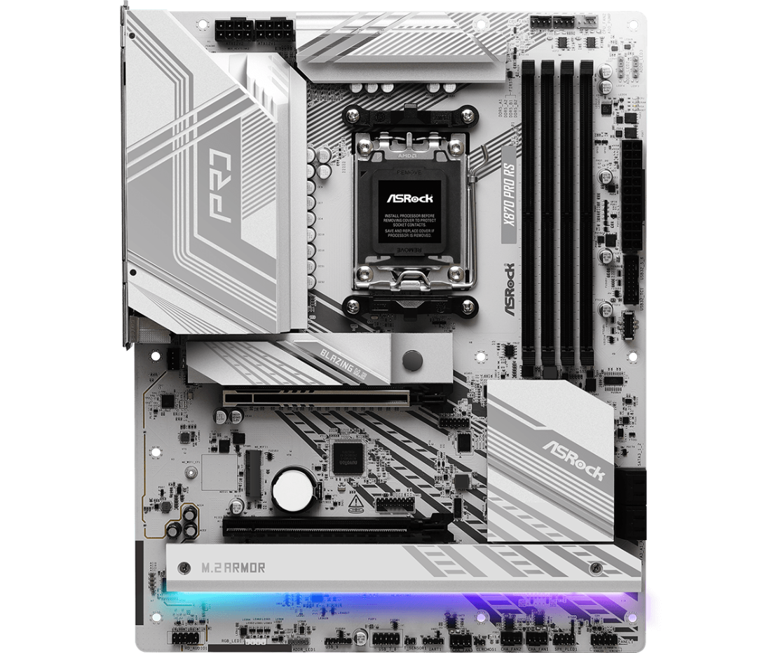 Материнская плата ASRock X870 PRO RS AMD Ryzen AM5/ ATX /DDR5 — фото 1