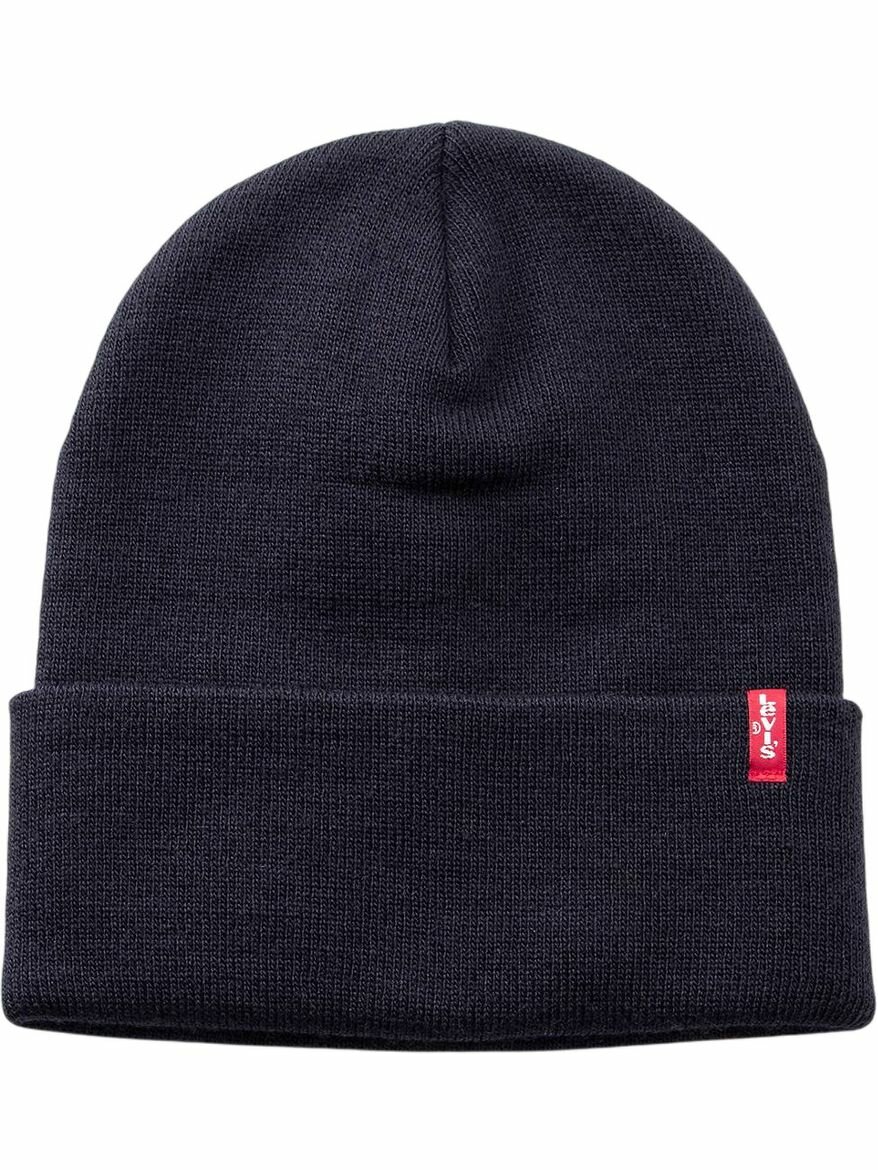 Шапка-бини Levi's Men Everyday Beanie для мужчин, размер OS, синий