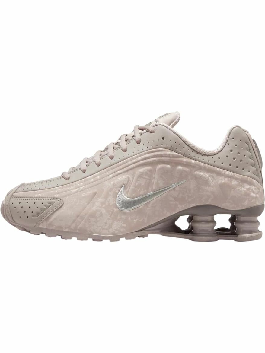 Кроссовки NIKE Shox R4, полнота F (EU)/ на среднюю стопу, размер 8 US, серый
