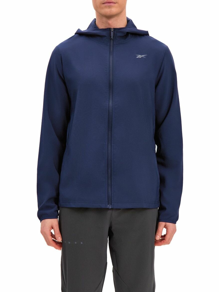 Ветровка Reebok Identity Train Woven Jacket, размер S INT, синий