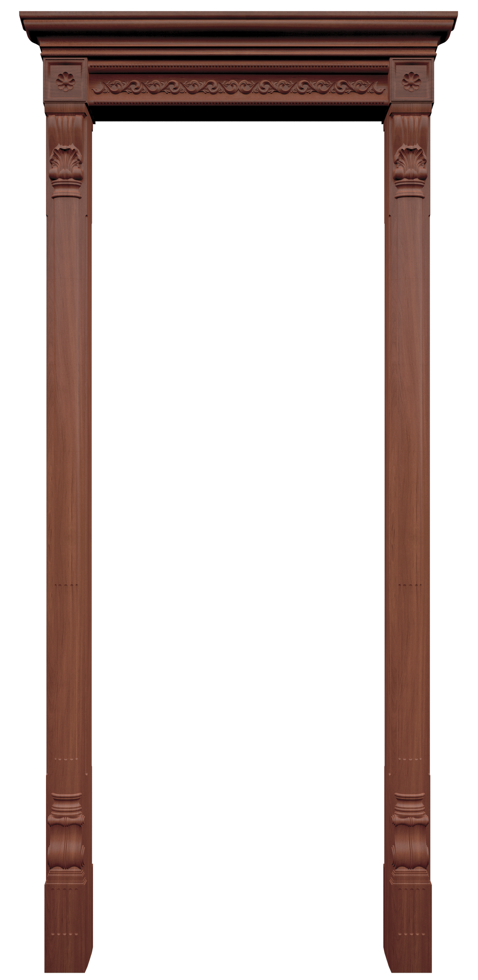 Портал Кардинал обрамление для дверей из наличников итальянский орех 600