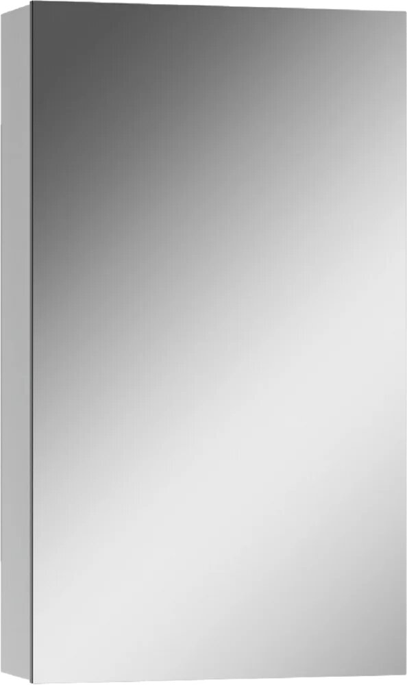 Зеркало-шкаф Айсберг Норма 40 40 см белое в современном стиле