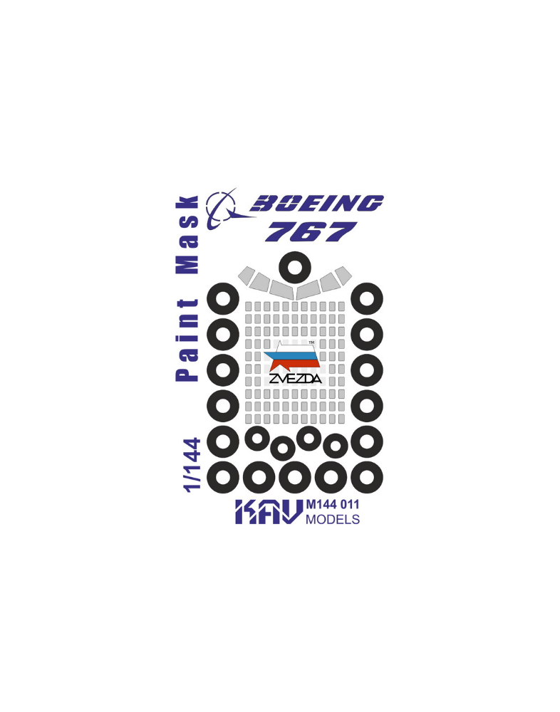 Окрасочная маска на Boeing 767 (Звезда) KAV M144 011