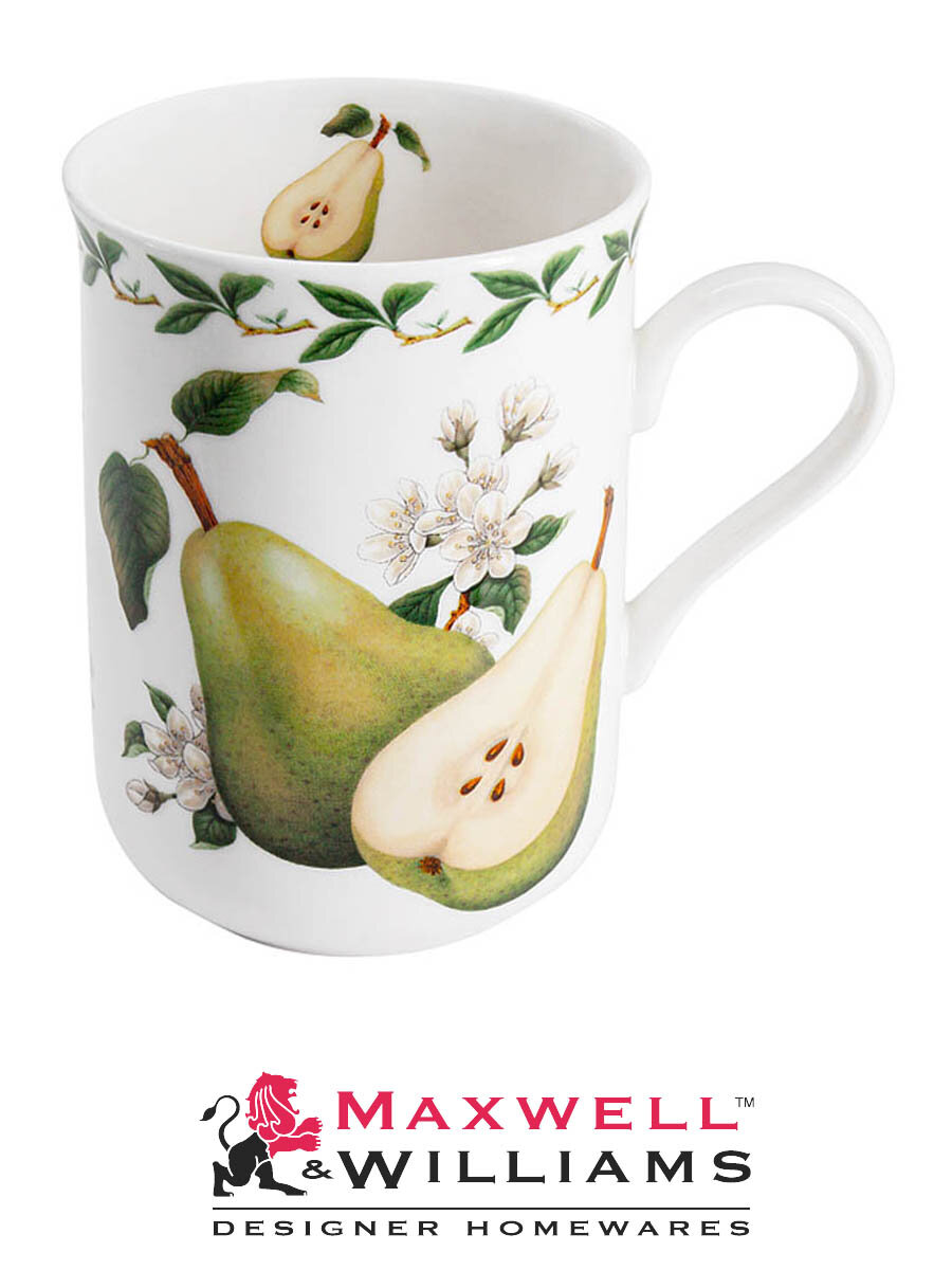 Кружка Maxwell & Williams Фрукты Груша 300 мл костяной фарфор