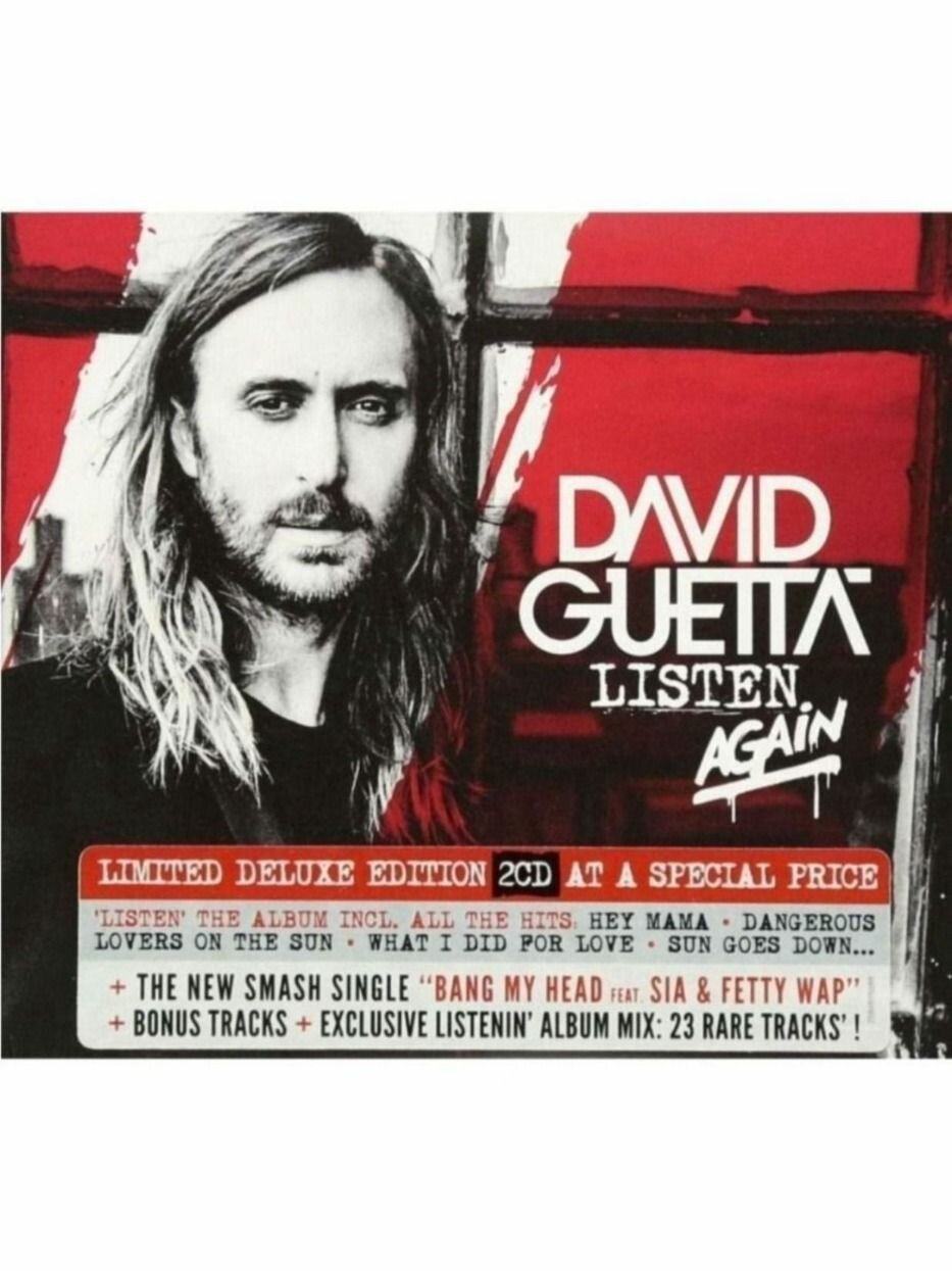 Музыка CD David Guetta - Listen Again Все носители Deluxe Edition Limited Edition