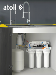 Система обратного осмоса Atoll A-550p MKT (с насосом, в комплекте бак и кран)