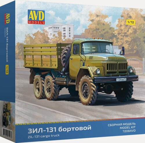 Изображение товара Сборная модель ЗИЛ-131 бортовой (1/72) 7208AVD