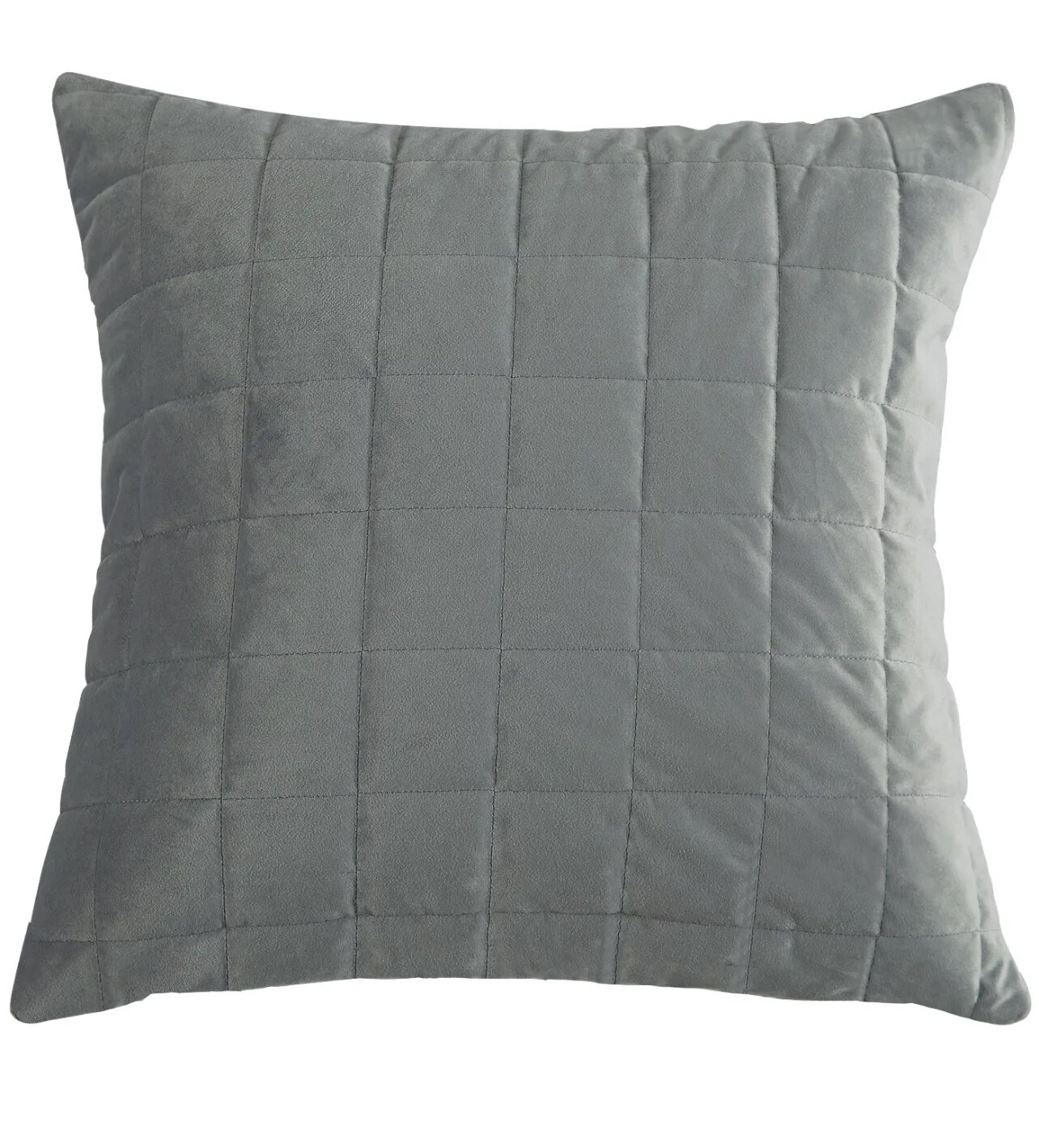 Подушка декоративная Inspire Etna 50x50 см велюр цвет графит