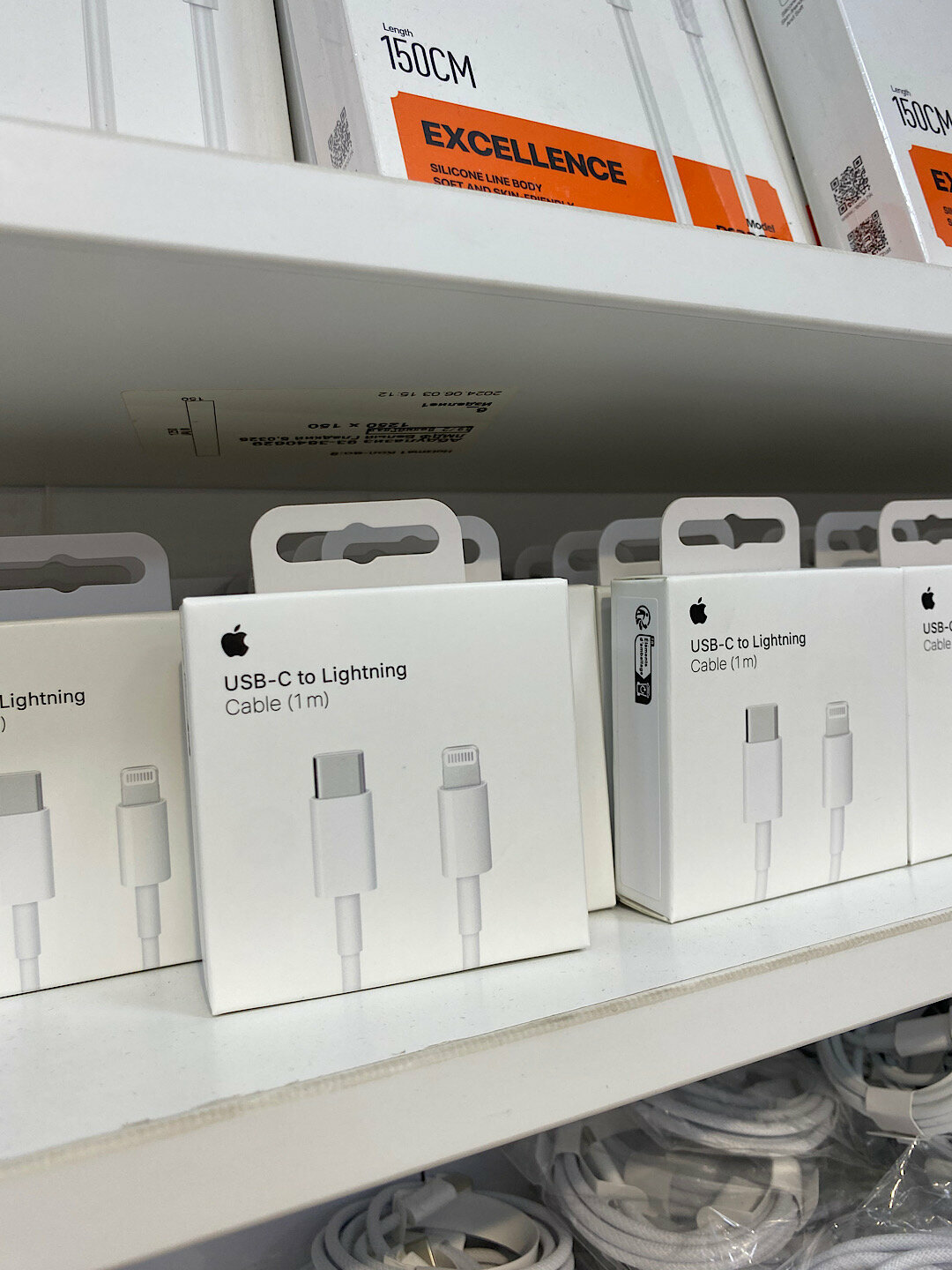 Оригинал Айфон кабель Type-C to Lightning USB проводной Apple Оригинал кабель - для iPhone 7, X, 11, 12, 13, 14 Pro Max — фото 1
