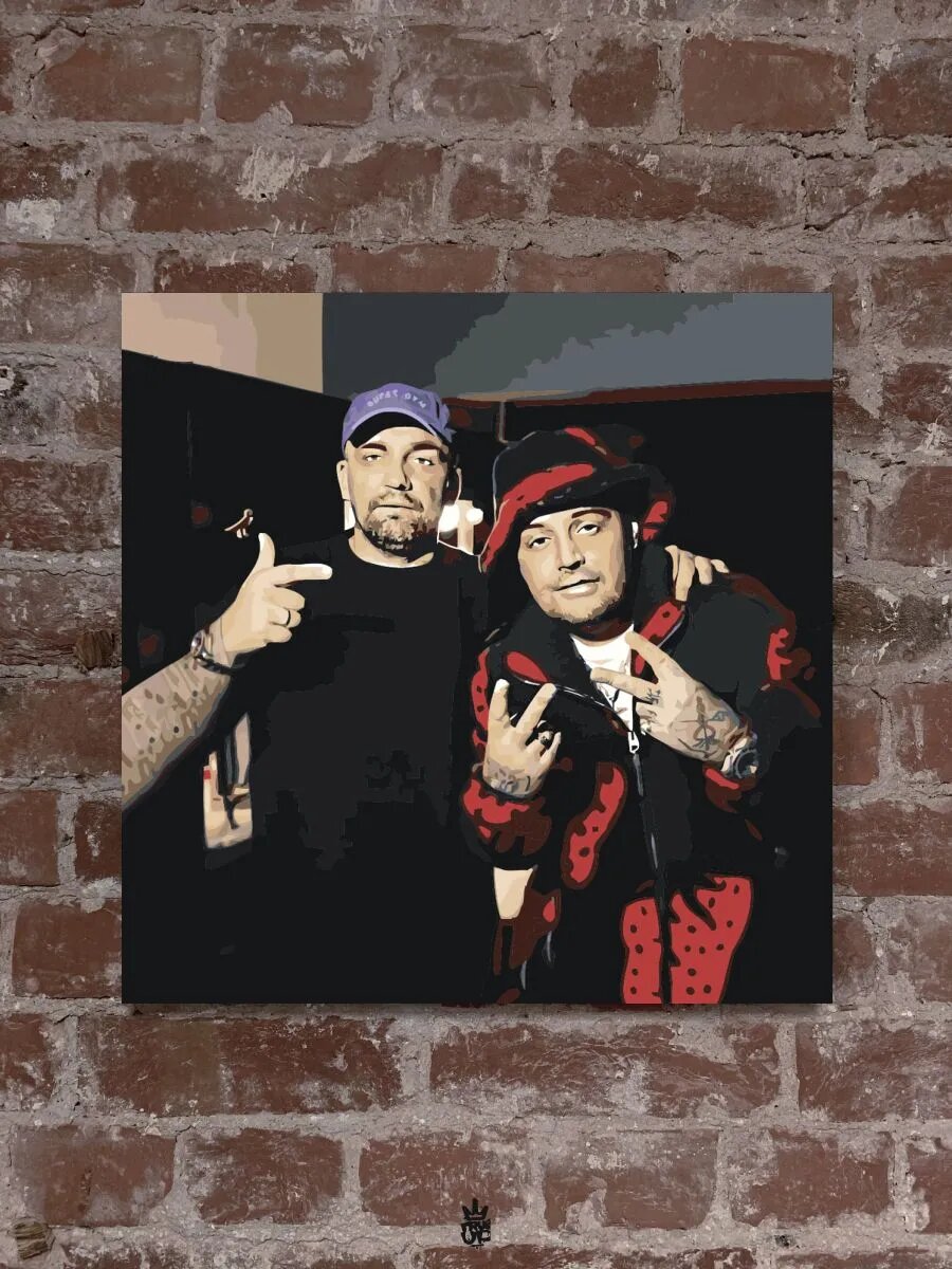 ГУФ картина по номерам на холсте — фото 1