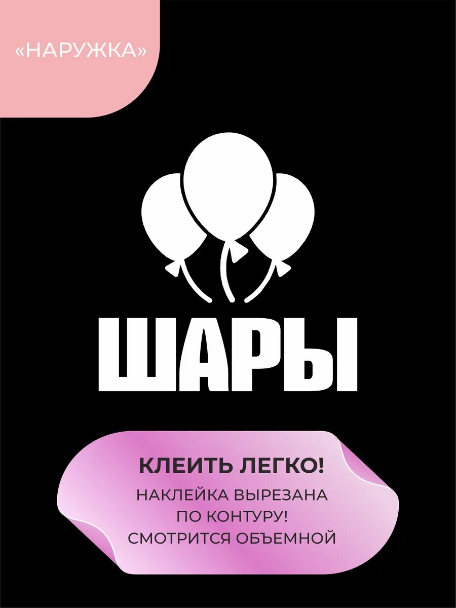 Наклейка шары — фото 1