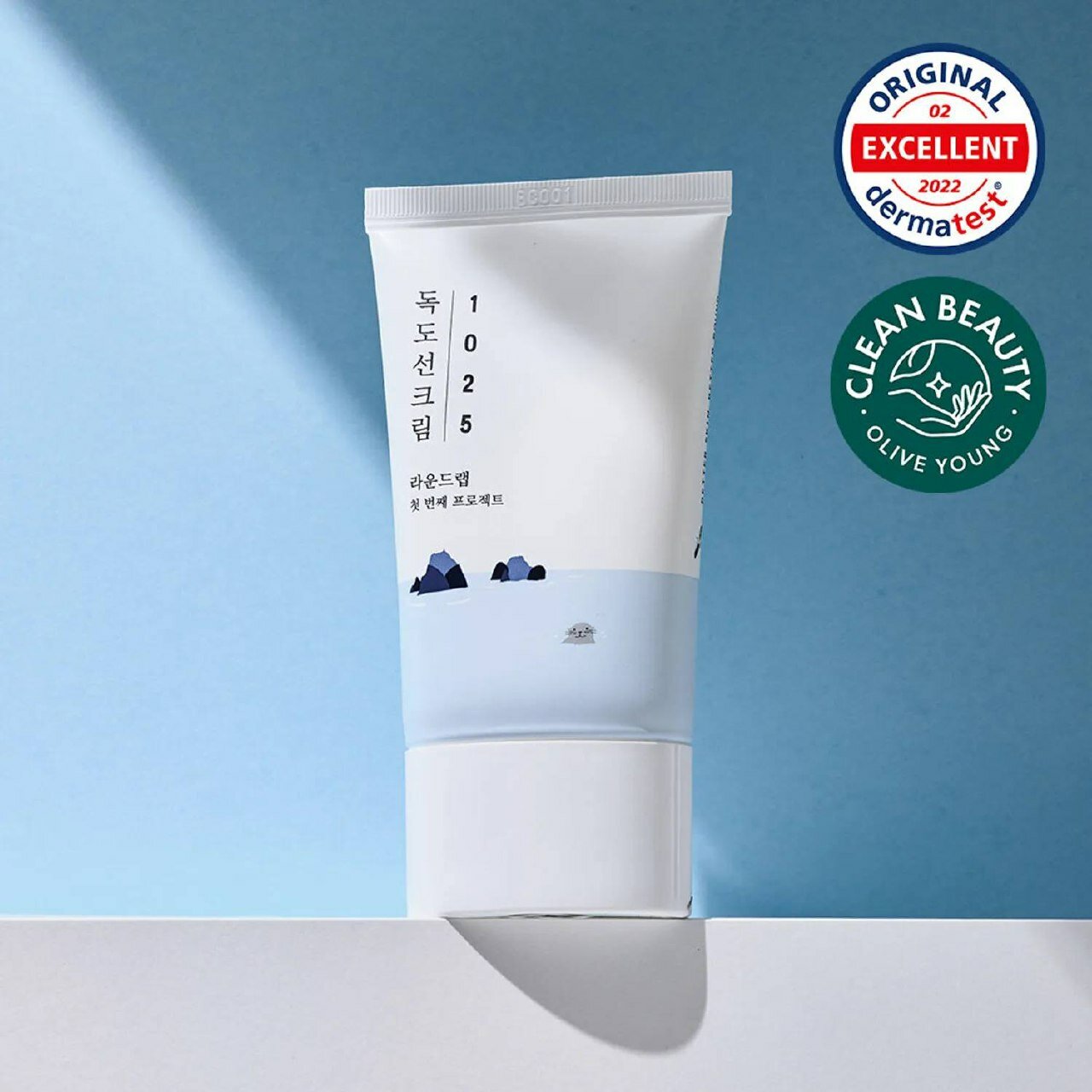Солнцезащитный крем для лица Round Lab 1025 Dokdo Sun Cream, успокаивающий и увлажняющий