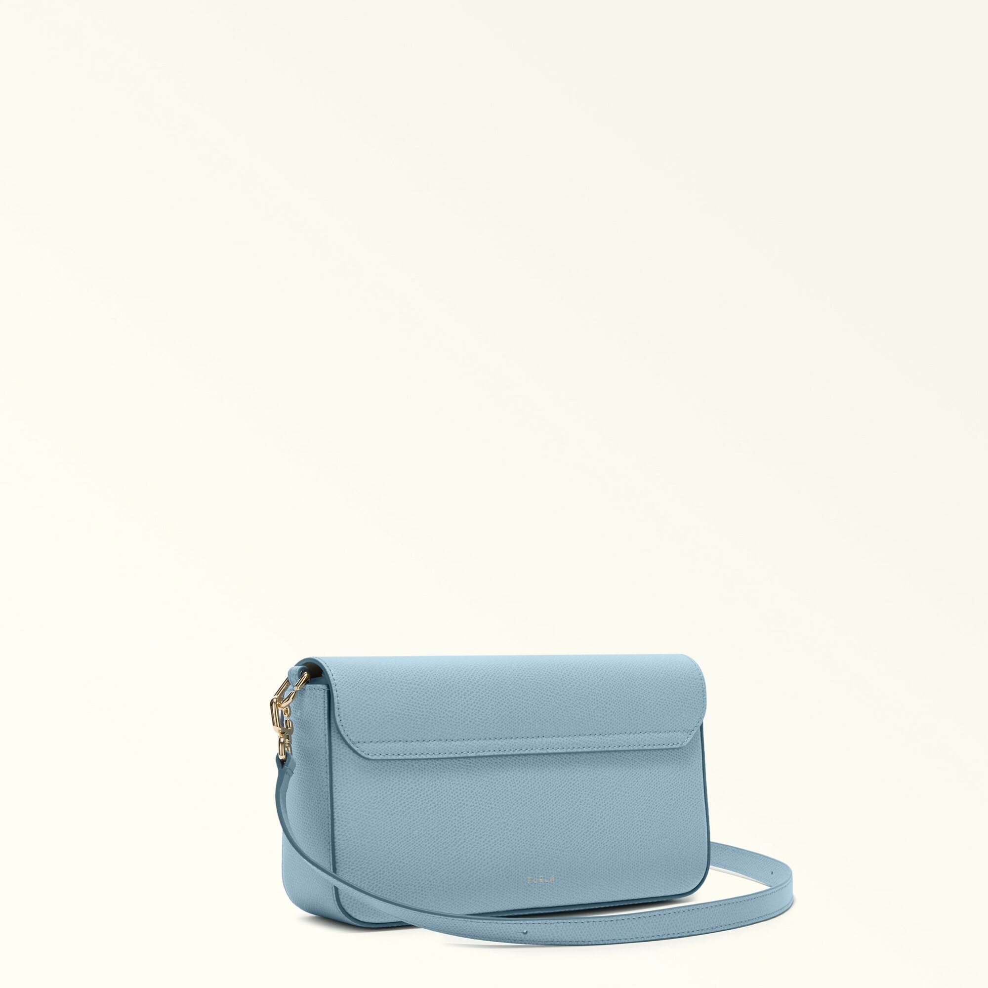 Сумка кросс-боди FURLA FURLA IRIDE S CROSSBODY, фактура зернистая, голубой — фото 1