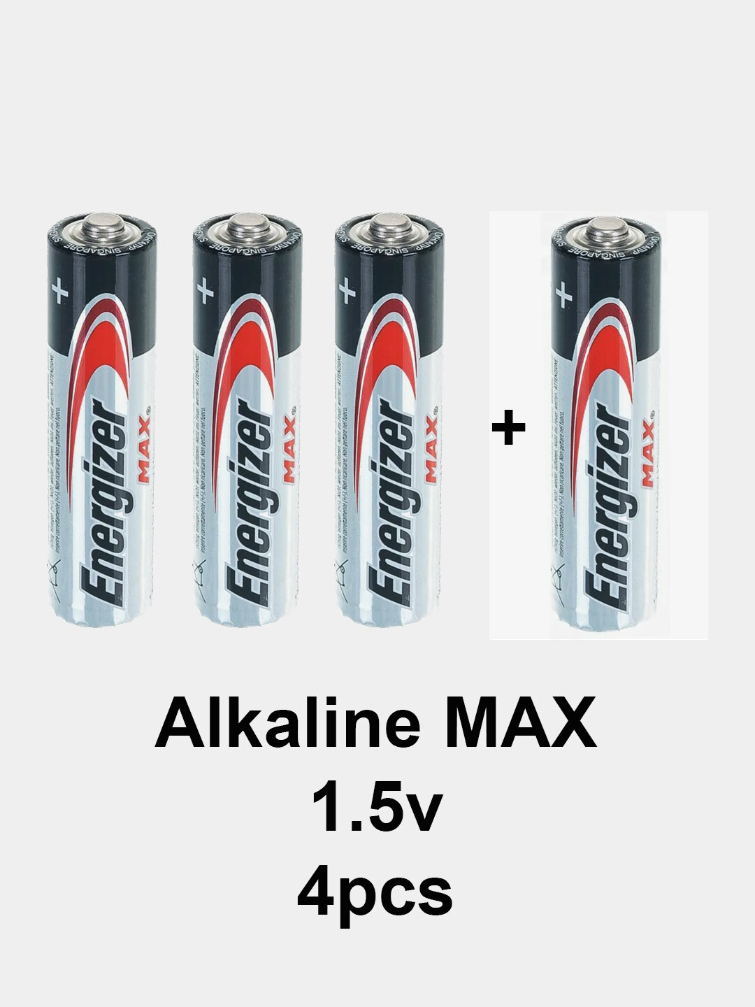 Батарейки пальчиковые Energizer MAX AA 1.5v LR6 4шт в комплекте