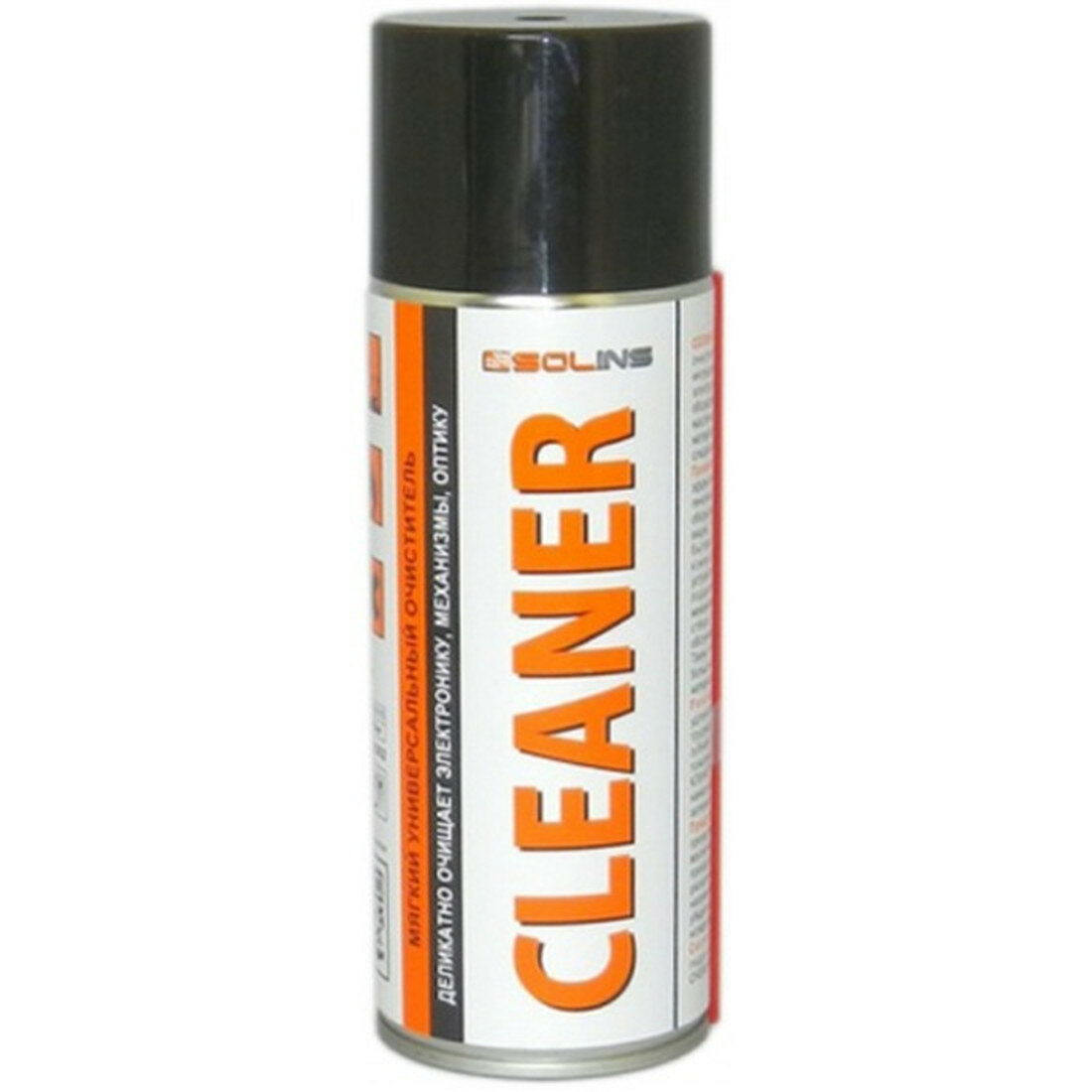 Деликатный очиститель для электроники оптики Solins CLEANER 400 мл (аэрозоль)