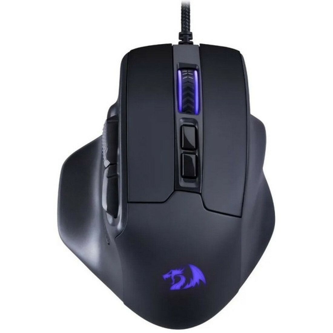 Мышь Redragon "Bullseye", проводная, 8 клавиш, 12400 DPI, USB, черная