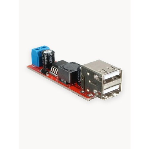 DC-DC преобразователь на LM2596 2xUSB с функцией зарядного устройства 5V 3A