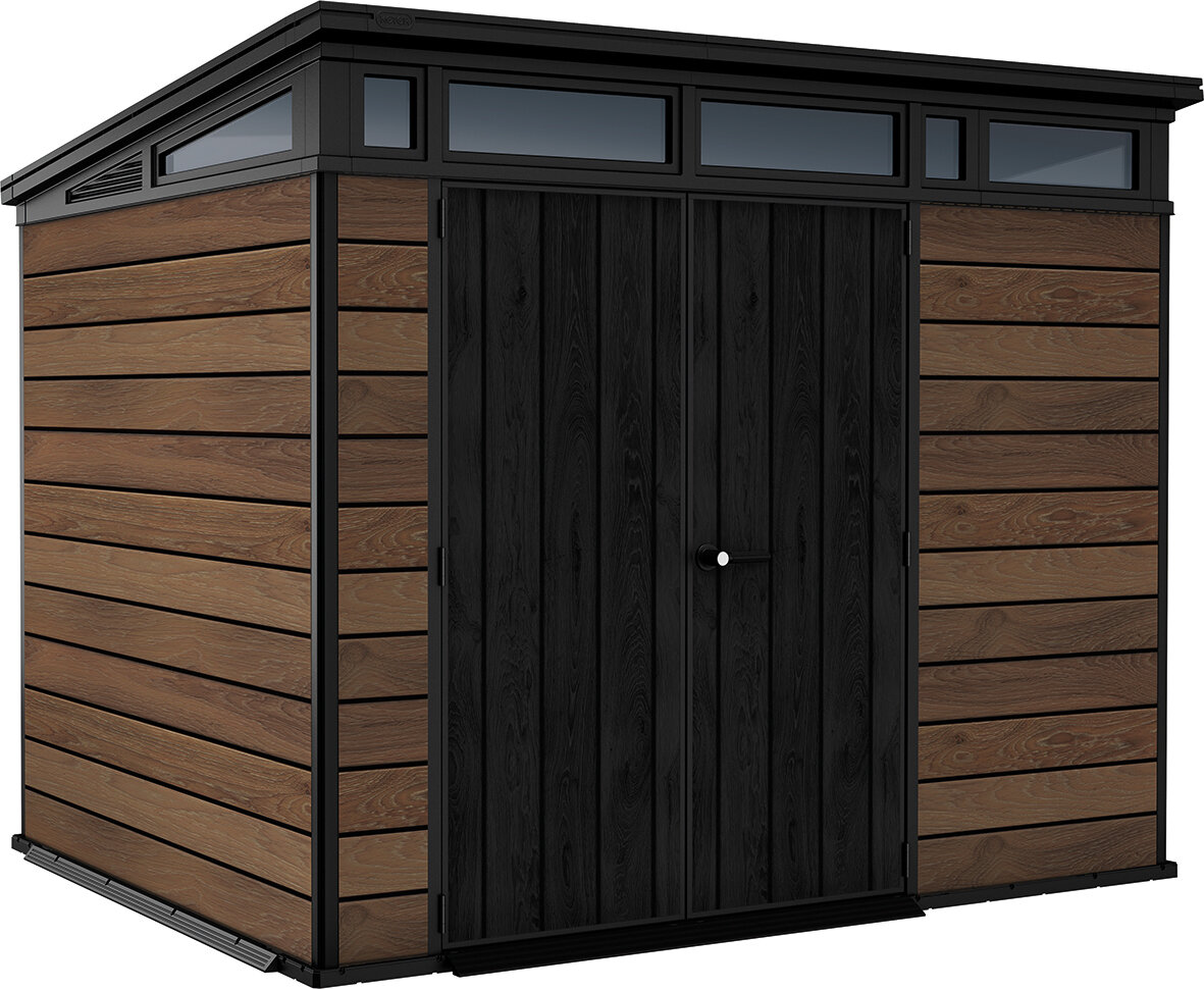 Хозяйственный блок KETER Pent 9*7 Shed HOR (темно-коричневый) (17212899)