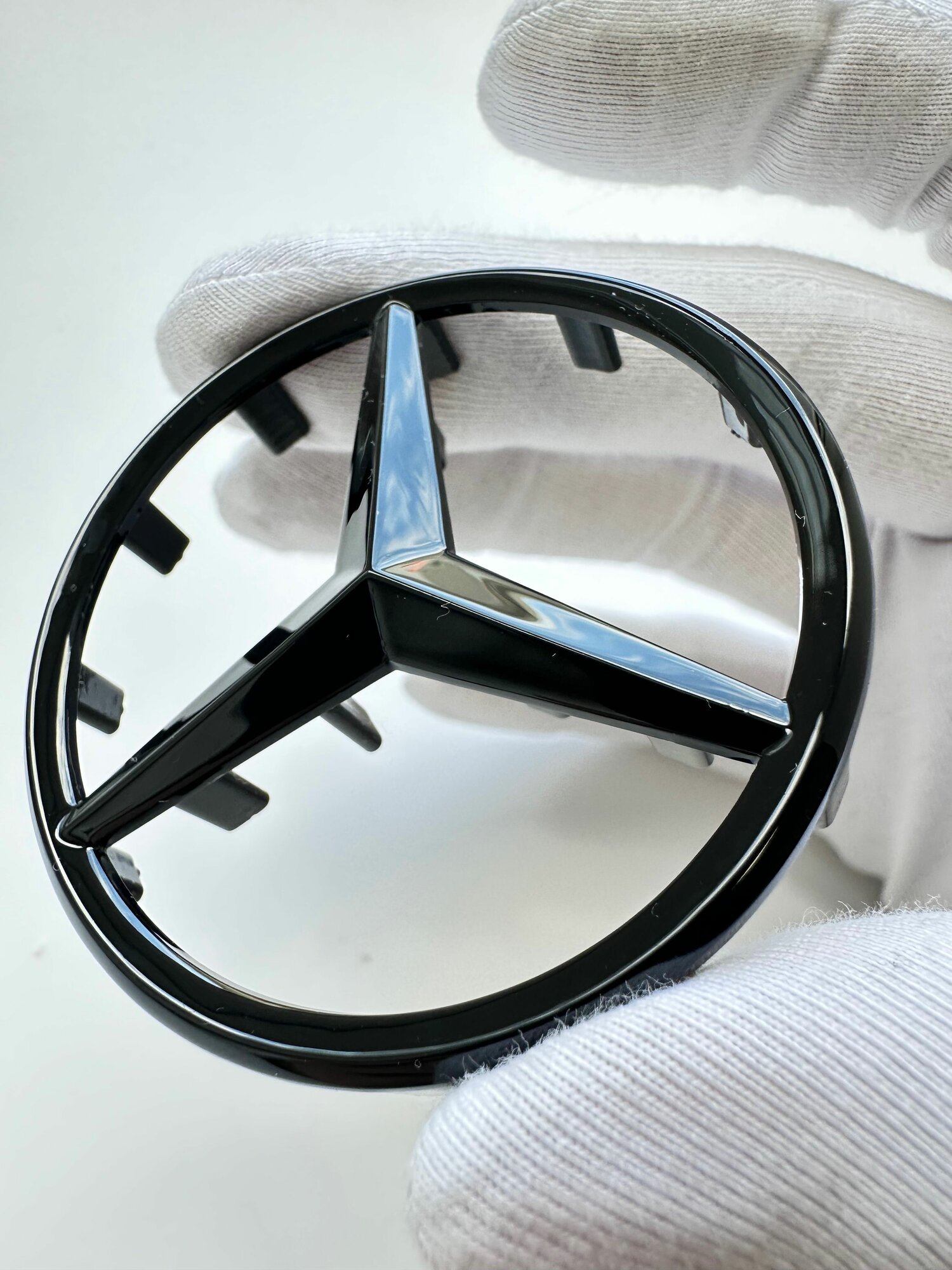 Значок Мерседес на руль , эмблема на руль Mercedes 57мм 1 шт.