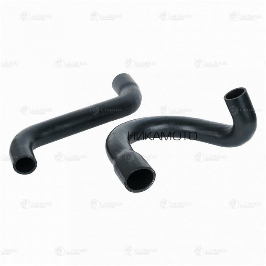 LUZAR LPK 0301 Патрубки охл. для а/м ГАЗ 33106 Валдай c дв. Cummins (EPDM, кмпл, 2 шт.) (LPK 0301)